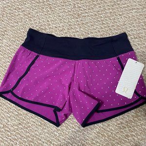 Lululemon Reflective Run Times Short Size 6 RARE NWT